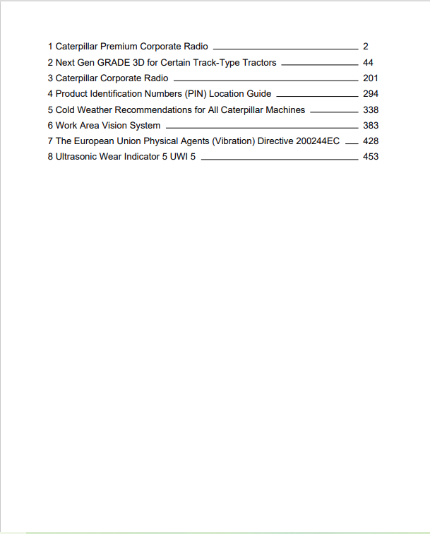 Caterpillar Cat D3K2 LGP Track-type Tractor Operation and Maintenance Manual PDF | S/N KL2