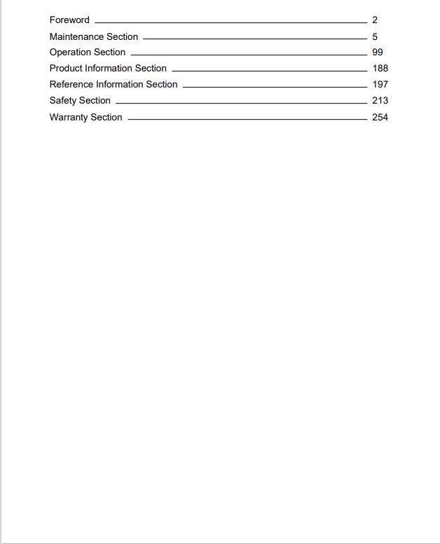 Caterpillar Cat D500GC Generator Set Operation and Maintenance Manual PDF | S/N S65