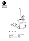 BT FORKLIFT SWE080L QUALITY PARTS MANUAL PDF