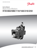 GEHL DANFOSS H1-060, 080, 110, 160,210, 250 BENT AXIS MOTOR SERVICE MANUAL - PDF