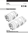 GEHL EATON MODEL 26000 MULTIPLE GEAR PUMP SERIES 26 REPAIR MANUAL 915184 - PDF