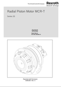 GEHL REXROTH SERIES 33 S032 RADIAL PISTON MOTOR MCR-T REPAIR MANUAL 50950387 - PDF