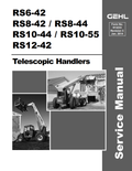 GEHL RS6-42, RS8-42, RS8-44, RS10-44, RS10-55, RS12-42 TELESCOPIC HANDLER SERVICE MANUAL 913233 - PDF