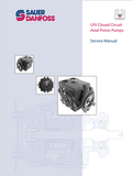GEHL SAUER DANFOSS LPV CLOSED CIRCUIT AXIAL PISTON PUMP SERVICE MANUAL 917452 - PDF