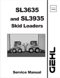 GEHL SL3635, SL3935 SKID LOADER SERVICE MANUAL 908269 - PDF
