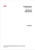 GEHL TD 3.6 L4, TCD 3.6 L4 WORKSHOP MANUAL 0312 3965 EN - PDF
