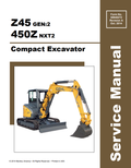 GEHL Z45 GEN:2, 450Z NXT2 COMPACT EXCAVATOR SERVICE MANUAL 50940111 - PDF
