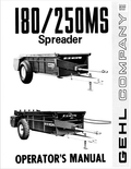 GHEL 180MS, 250MS SPREADER OPERATOR MANUAL 901920 - PDF