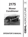 GHEL 2175 MOWER CONDITIONER OPERATOR MANUAL 906635- PDF