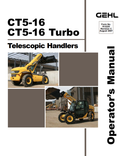 GHEL CT5-16, CT5-16 TURBO TELESCOPIC HANDLER OPERATOR MANUAL 913225 - PDF