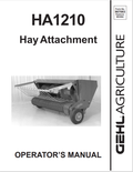 GHEL HA1210 HAY ATTACHMENT OPERATOR MANUAL 907083- PDF