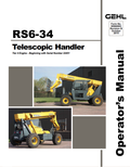 GHEL RS6-34 TELESCOPIC HANDLER OPERATOR MANUAL 50960083 - PDF