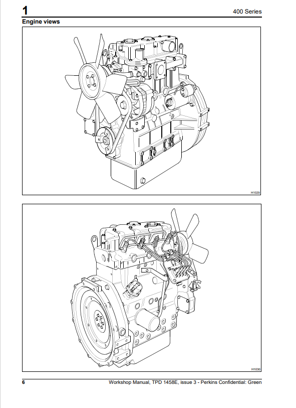 JCBPerkins 400 Series Workshop Manual TPD 1458E PDF