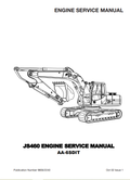 JCB AA-6SDIT, JS460 Engine Service Manual 9806/2240 PDF