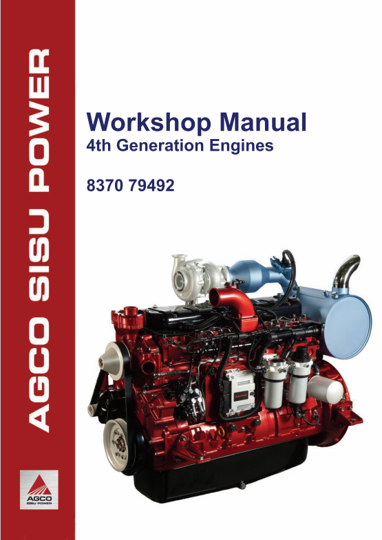 JCB AGCO Sisu Power 4th Generation Engines Workshop Manual 8370-79492 PDF