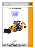 JCB Backhoe Loader 2DX Service Manual 9813/0600-1 PDF