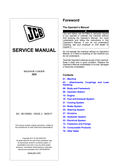 JCB Backhoe Loader 2DX Service Manual 9813/8500 PDF
