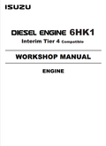 JCB ISUZU Diesel Engine 6HK1 Interim Tier 4 Compatible Workshop Manual PDF