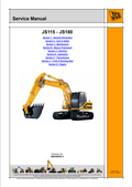 JCB JS115, JS180 Service Manual 9803/6520-3 PDF