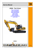 JCB JS290 Tier III Auto Service Manual 9803/9800-4 PDF