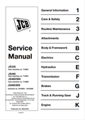 JCB JS330, JS450, JS460,500, JS460,500 Service Manual 9803/6420 PDF