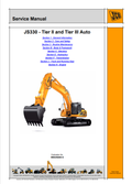 JCB JS330 Tier II and Tier III Auto Service Manual 9803/6540-5 PDF