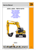 JCB JZ235, JZ255 TIER III AUTO Service Manual 9803/6560-5 PDF