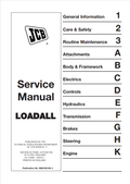 JCB Loadall 504, 526 Service Manual 9803/3610U-4 PDF