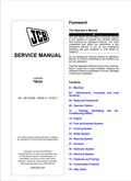 JCB Loader TM320 Service Manual 9813/2350 PDF