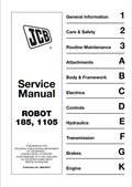 JCB Robot 185, 1105 Service Manual 9803/8510 PDF