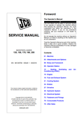 JCB Skid Steer Loader 135, 155, 175, 190, 205 Service Manual 9813/6750 PDF
