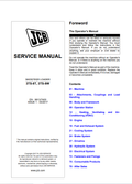 JCB Skid Steer Loader 3TS-8T, 3TS-8W Service Manual 9813/7400 PDF
