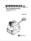 JCB Vibromax 70B Walk-behind Roller Service Manual SM31001 PDF