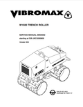 JCB Vibromax W1500 Trench Roller Service Manual SM35002 PDF