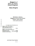 John Deere 10.5 L & 12.5 L Diesel Engines Technical Manual CTM100 PDF