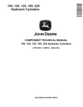 John Deere 100, 120, 125, 185, 225 Hydraulic Cylinders Component Technical Manual CTM120519 PDF