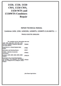 John Deere 1450, 1550, 1450CWS, 1450WTS, 1550WTS Combines Repair Technical Manual TM4910 PDF