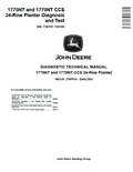 John Deere 1770NT and 1770NT CCS 24-Row Planter Diagnostic Technical Manual TM2129 PDF 