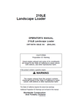 John Deere 210LE Landscape Loader Operator Manual OMT186794 PDF