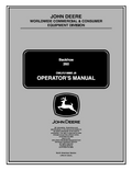John Deere 260 Backhoe Operator Manual OMLVU18885 PDF