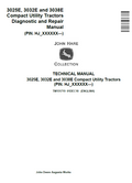 John Deere 3025E, 3032E and 3038E Compact Utility Tractors Technical Manual TM2068 PDF