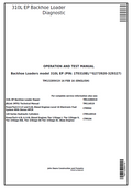 John Deere 310L EP Backhoe Loader Operation and Test Manual TM13289X19 PDF