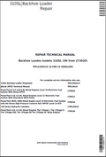 John Deere 310SL Backhoe Loader Repair Technical Manual TM13296X19 PDF 