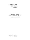 John Deere 325 and 328 Skid Steer Technical Manual TM2192 PDF 