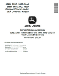 John Deere 326D, 328D, 332D Skid Steer and 329D, 333D Compact Track Loader Repair Technical Manual TM11439 PDF