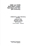 John Deere 329D and 333D Skid Steer Loader Operation and Test Technical Manual TM11454 PDF