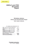John Deere 330CLC and 370C Excavator Repair Technical Manual TM1927 PDF