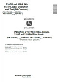 John Deere 3316GR and 318G Skid Steer Loader Operation and Test Manual TM13857X19