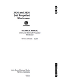 John Deere 3430 and 3830 Self Propelled Windrower Technical Manual TM1314 PDF