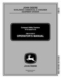 John Deere 4110 and 4115 Compact Utility Tractors Operator Manual OMLVU13326 PDF 